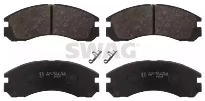 80 91 6646 SWAG Комплект тормозных колодок, дисковый тормоз